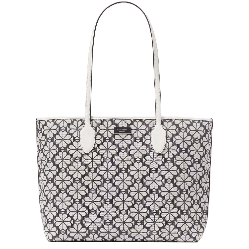 Kate Spade Flower Jacquard Bleecker Large Tote